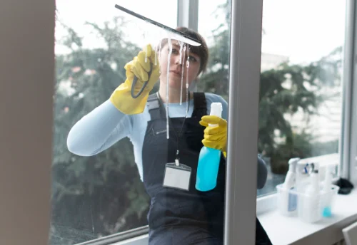 Nettoyage de vitres intérieures et extérieures à Buxeuil
